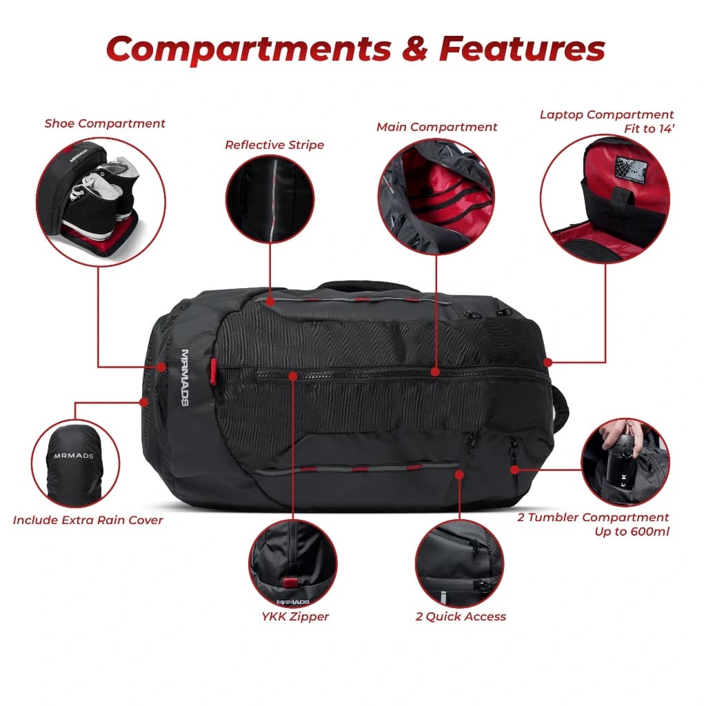 Mr Mads - Aero Backpack Dufflebag