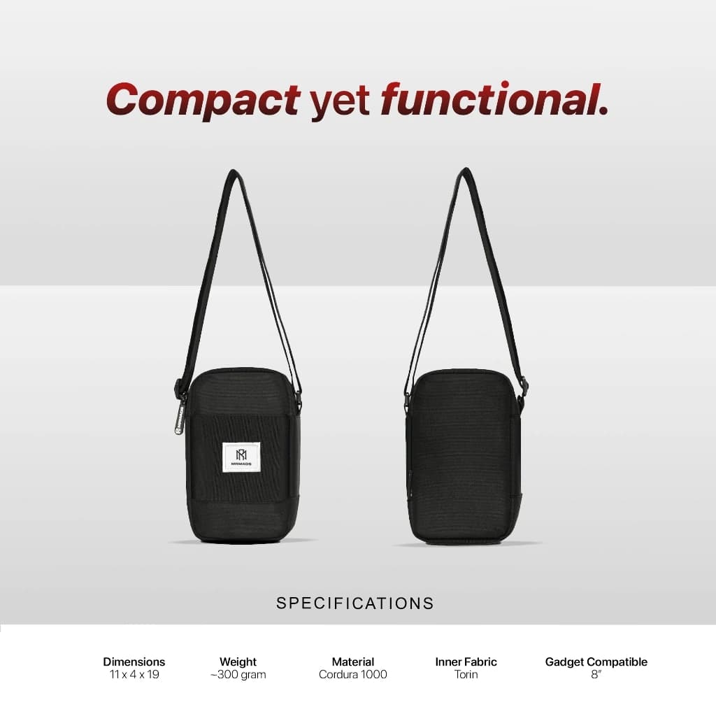 Mr Mads - Arlen Sling Bag Tas Selempang Pria Waistbag Pria crossbody & shoulder bags