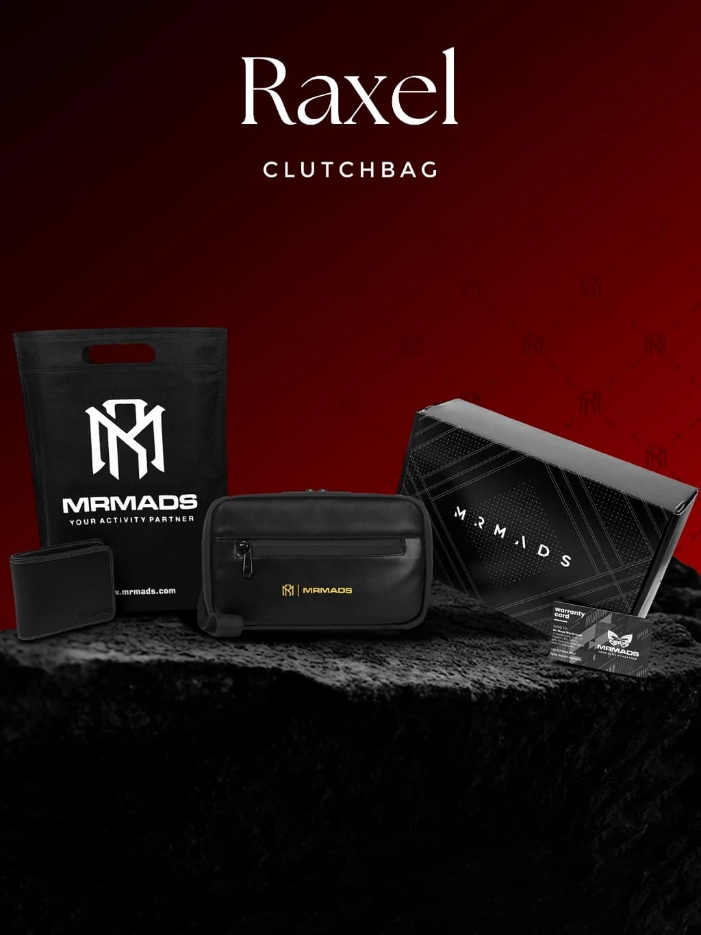 MR MADS - Tas Selempang Pria "RAXEL" Clutch Bag - Sling Bag Waterproof