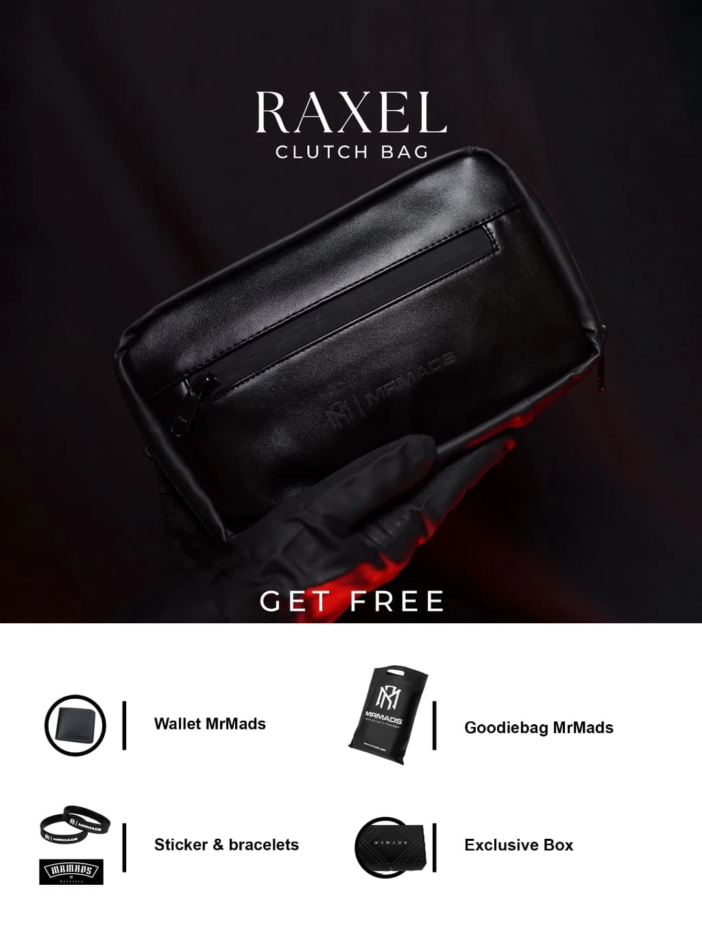 MR MADS - Tas Selempang Pria "RAXEL" Clutch Bag - Sling Bag Waterproof