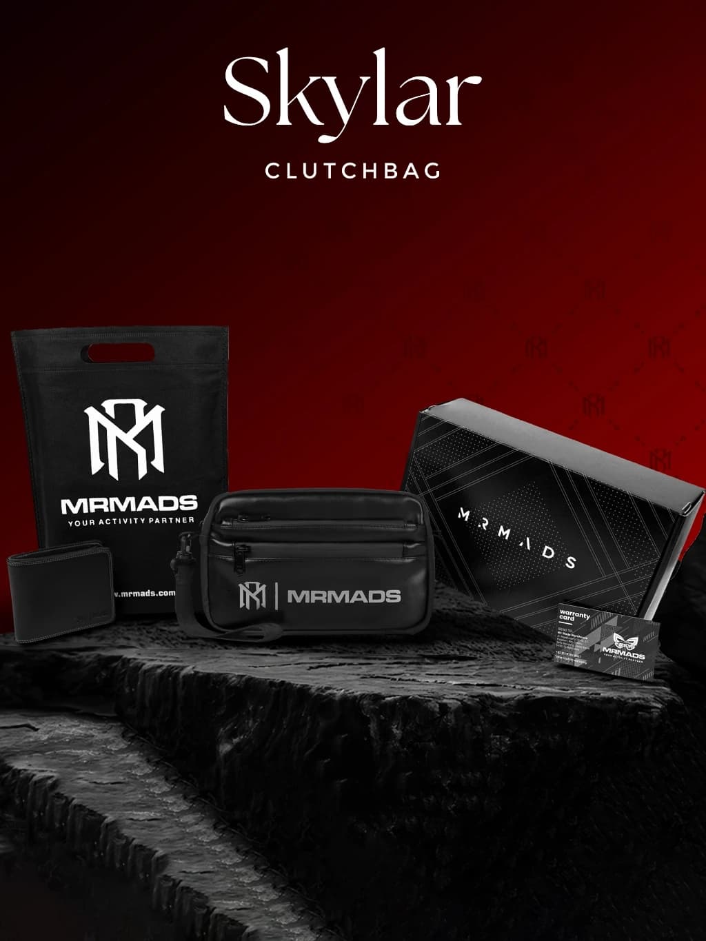 MR MADS - Tas Selempang Pria "SKYLAR" Clutch Bag - Sling Bag Waterproof