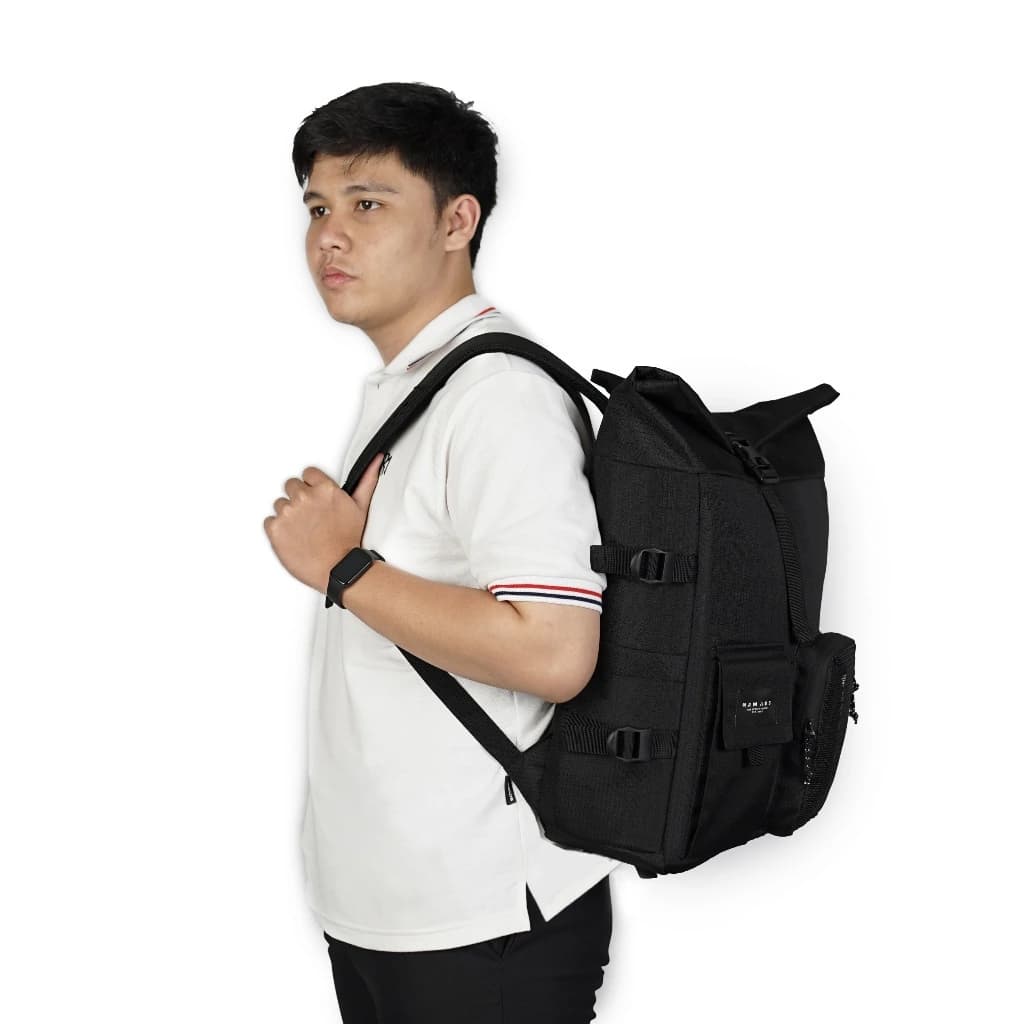 Mr Mads - Braxton Backpack Pria - Tas Ransel Outdoor Kapasitas Besar Muat Laptop 15 Inc - Waterproof