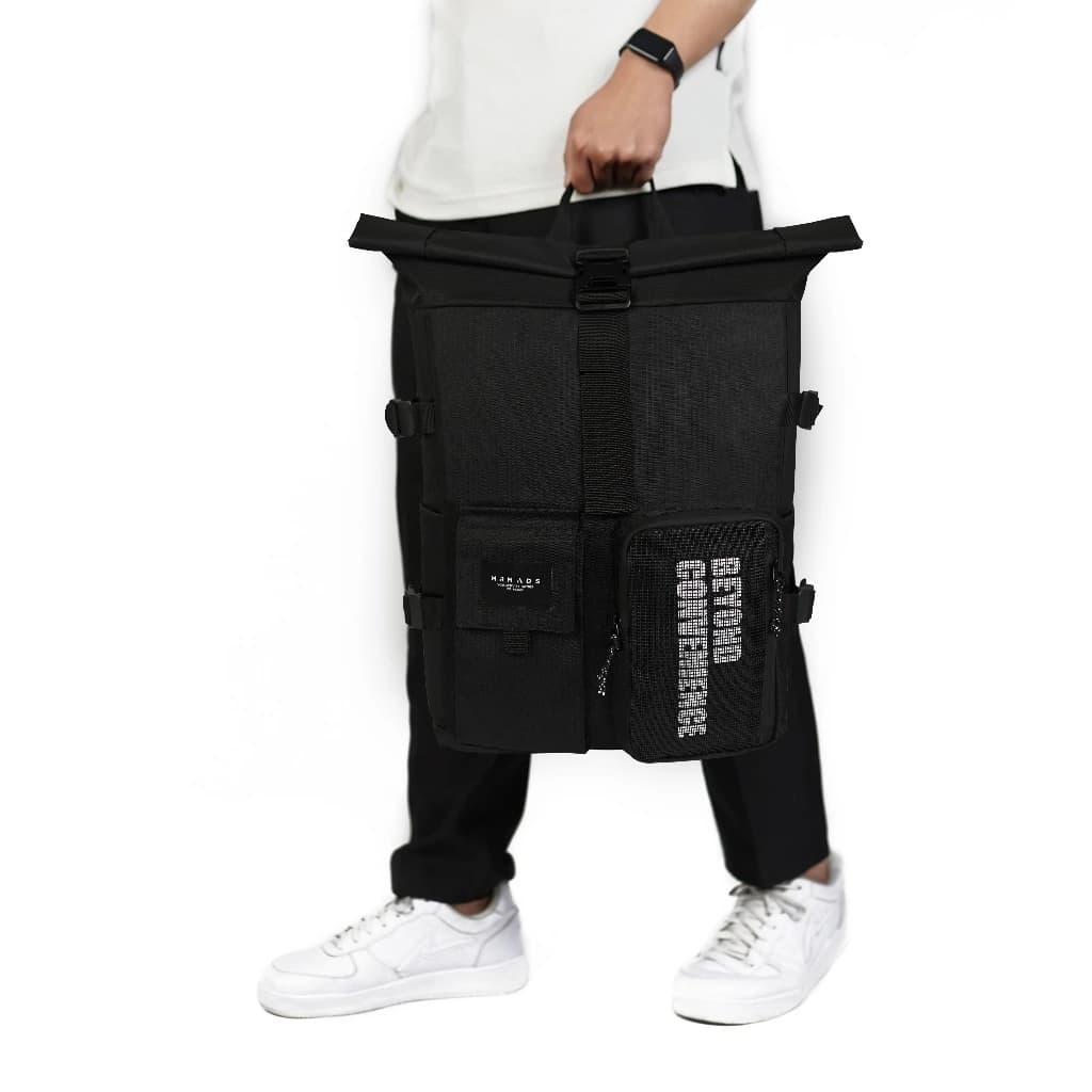 Mr Mads - Braxton Backpack Pria - Tas Ransel Outdoor Kapasitas Besar Muat Laptop 15 Inc - Waterproof
