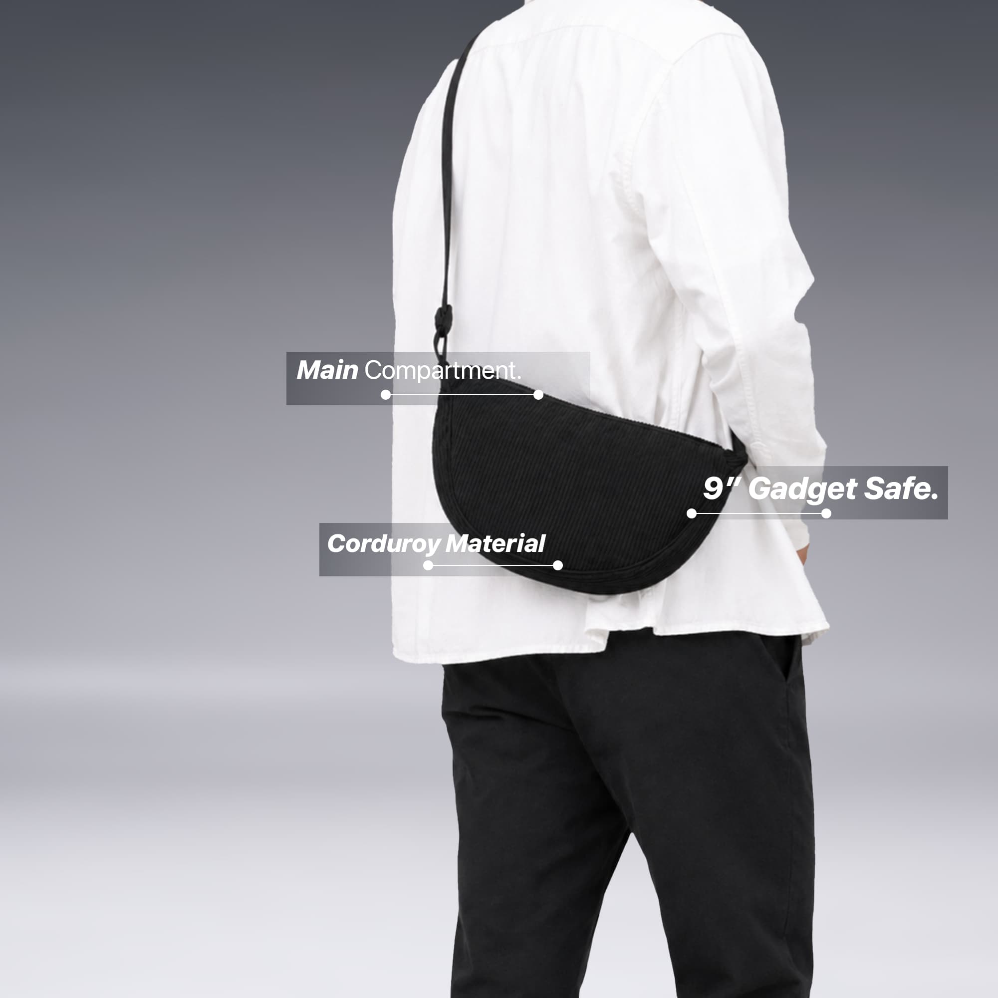 Mr Mads - Brinley Waist Bag - Tas Pinggang Selempang Pria Waistbag Pria Crossbody & Shoulder Bags