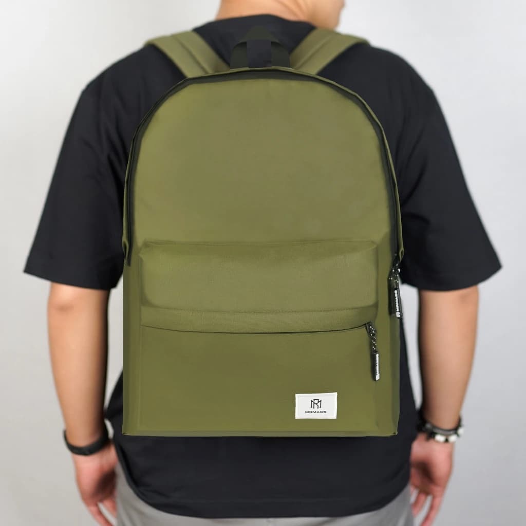 Mr Mads - Tas Ransel Calvin Black Backpack