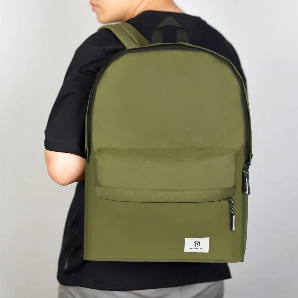 Mr Mads - Tas Ransel Calvin Black Backpack