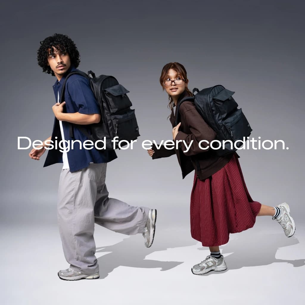 Mr Mads - Denver Backpack Tas Ransel Laptop Pria Wanita Tas Punggung Perempuan Tas Sekolah Tas Kuliah Tas Leptop 14-16 inch Tas Kerja Cowok Terbaru