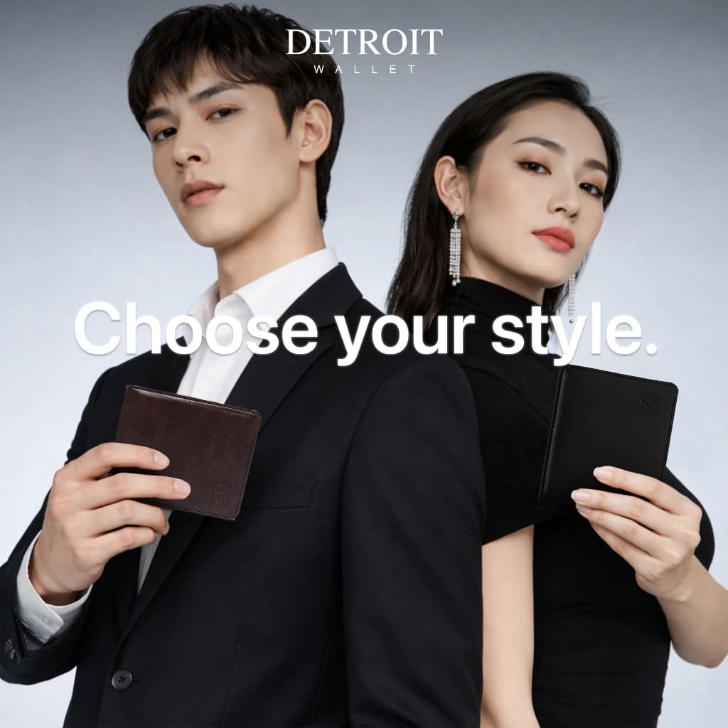 Mr Mads - Detroid Dompet Lipat Pria Bahan Premium Cosmos