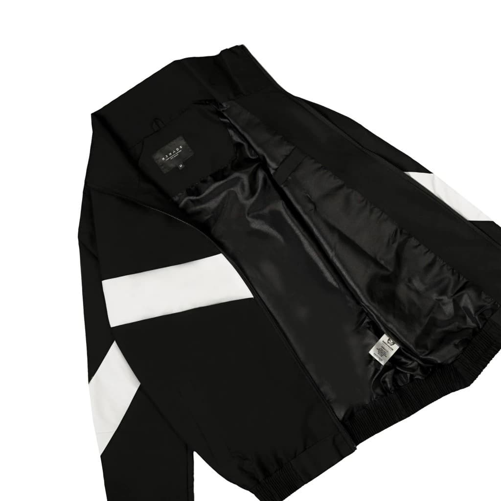Mr Mads - Track Suit Jacket Draymond Black Strip White