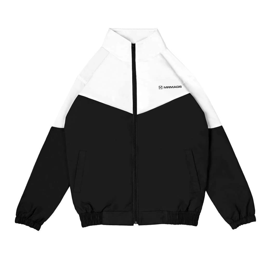 Mr Mads - Track Suit Jacket Duncan Black White