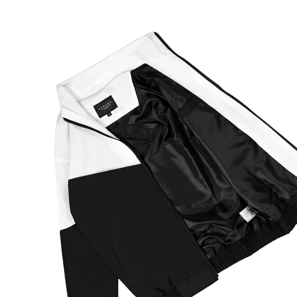 Mr Mads - Track Suit Jacket Duncan Black White