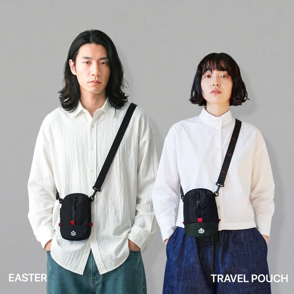 Mr Mads - Easter Travel Pouch | Neck Pouch - Phone 7 Inch Hang On Wallet - Tas Slingbag Kecil Anti Air