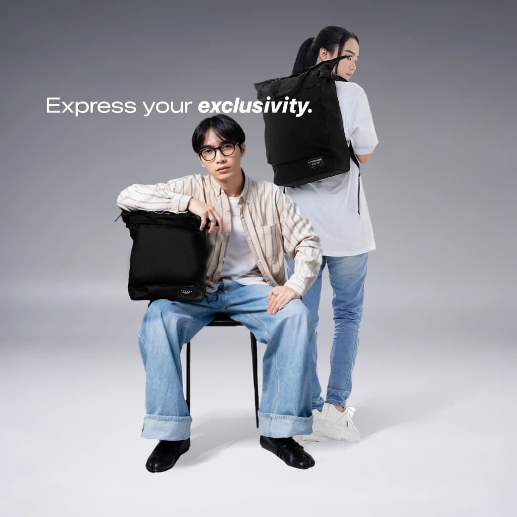 MR MADS - Backpack "EPIC" - Totebag - Tas Ransel Pria Wanita - Tas Laptop up to 15 inc WATERPROOF