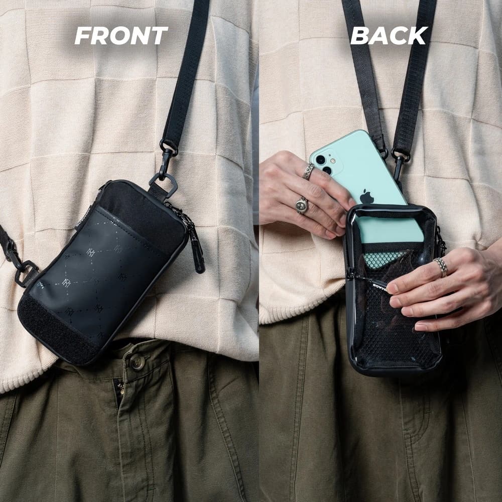 Mr Mads - Eternal Hanging Wallet - Tas Selempang Pria Tas Hp Dompet Waterproof - Tas Slingbag Kecil