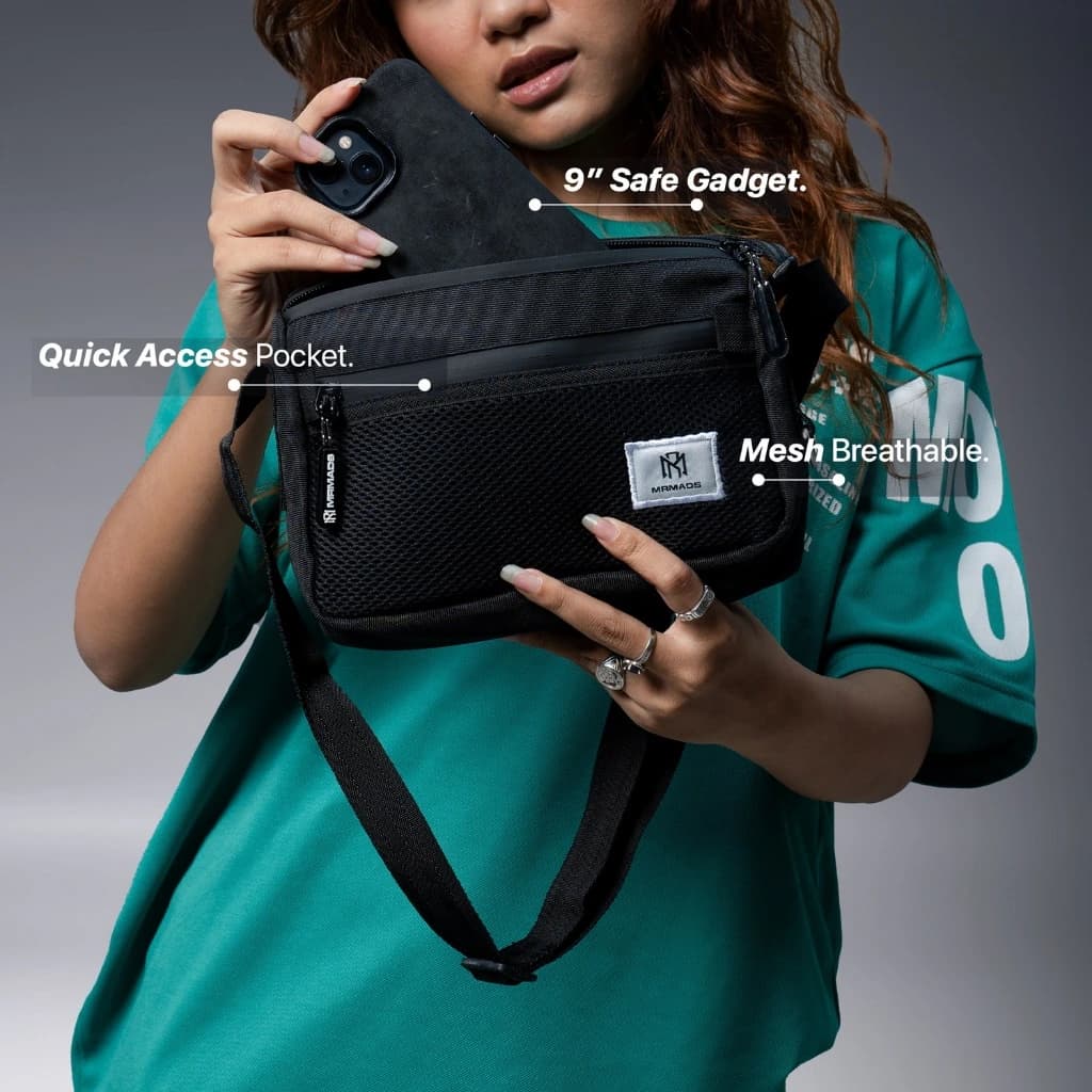 Mr Mads - Farrell - Sling Bag Tas Selempang Pria AUTHENTIC