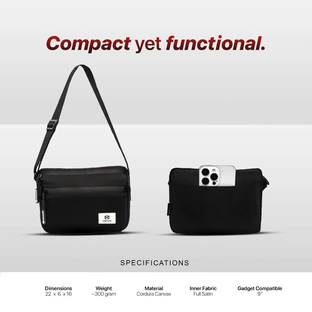 Mr Mads - Farrell - Sling Bag Tas Selempang Pria AUTHENTIC