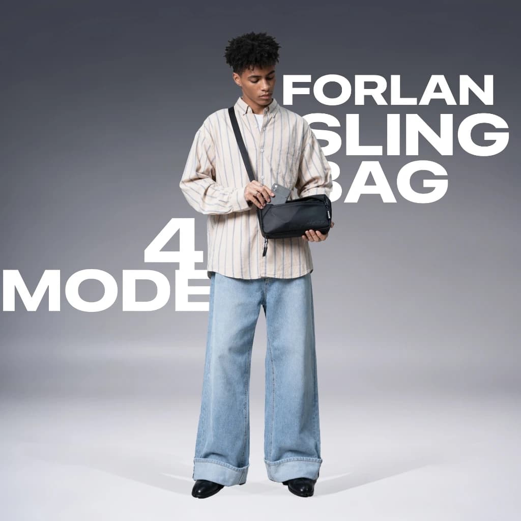 Mr Mads - Forlan Clutchbag - Waistbag Slingbag Handbag Pouchbag Tas Selempang Tas Pinggang - Multifungsi 4 in 1