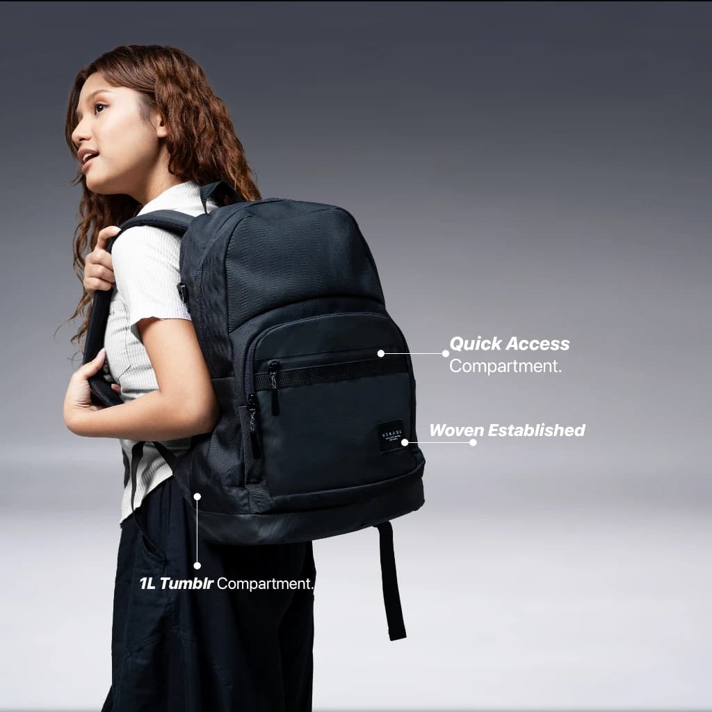 Mr Mads - Backpack FOWLER Tas Ransel Laptop Pria Wanita Tas Punggung Perempuan Tas Sekolah Tas Kuliah Tas Leptop 14-16 inch