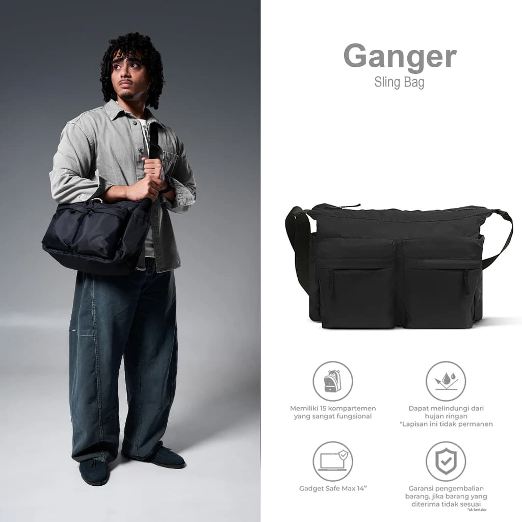Mr Mads - Ganger Sling Bag Tas Selempang Pria crossbody & shoulder bags