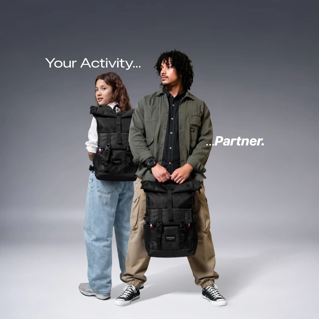 Mr Mads - Glover Backpack Pria- Tas Ransel Pria  Outdoor - Waterproof Slot Laptop Ready