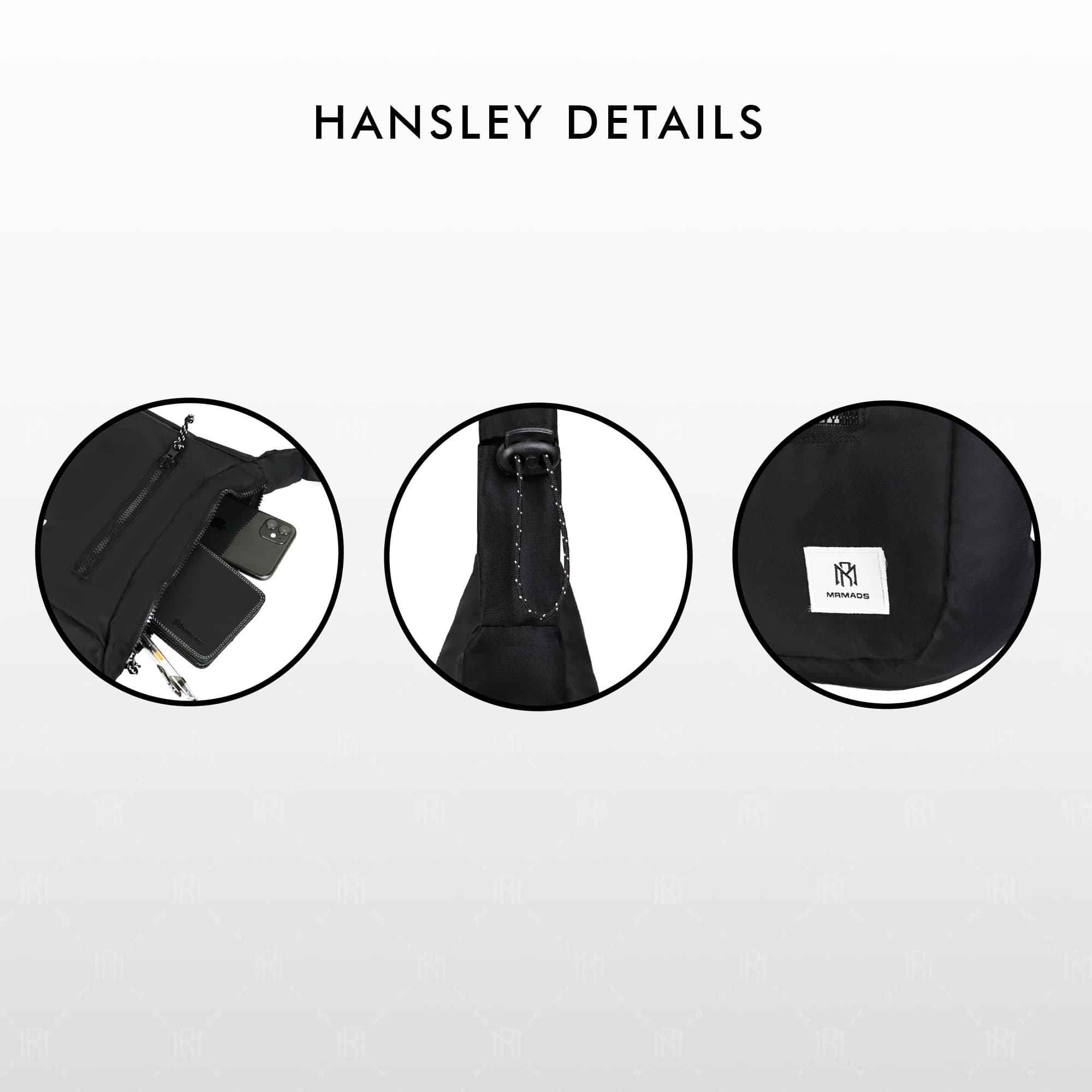 Mr Mads - Hansley Sling Bag Tas Selempang Pria Waistbag Pria crossbody & shoulder bags