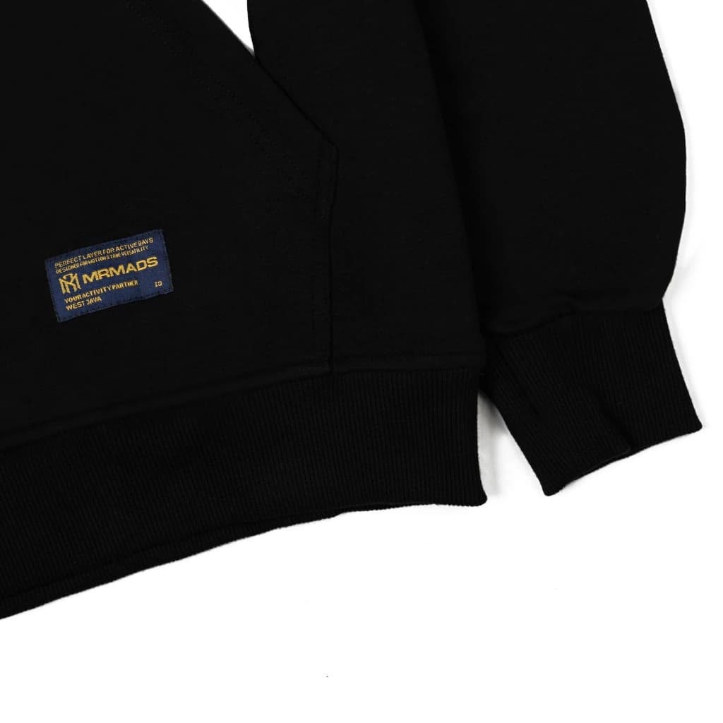 Mr Mads - Sweater Hoodie Harden - Black