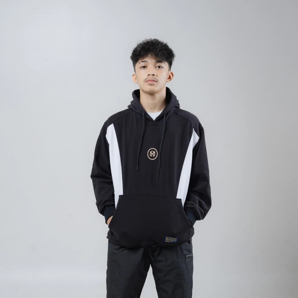Mr Mads - Sweater Hoodie Harden - Black