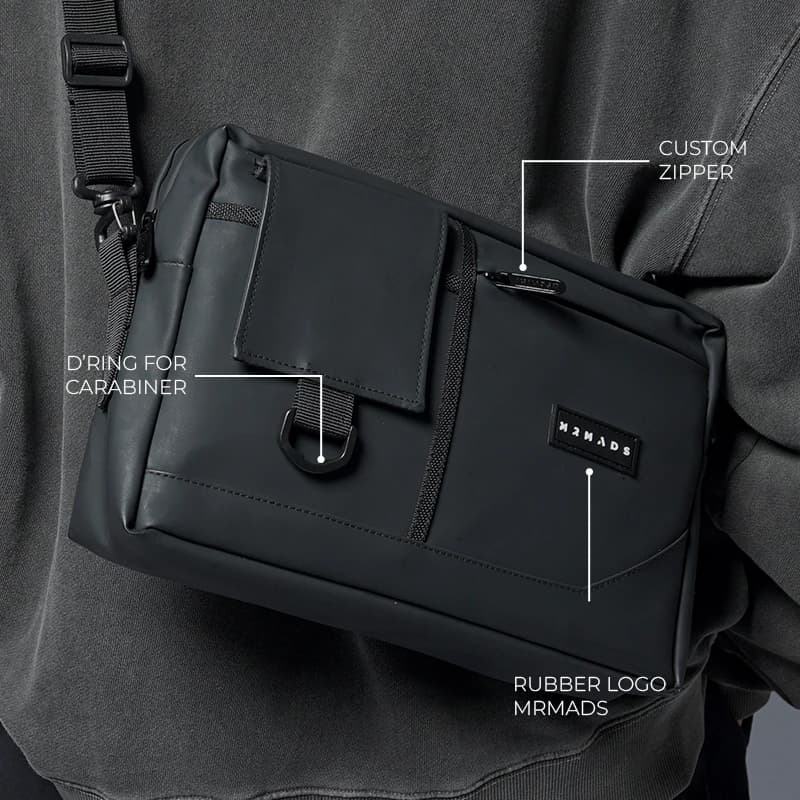 Mr Mads - Harold Tas Tablet 12 Inch - Tas Selempang Sling Bag Anti Air Waterproof