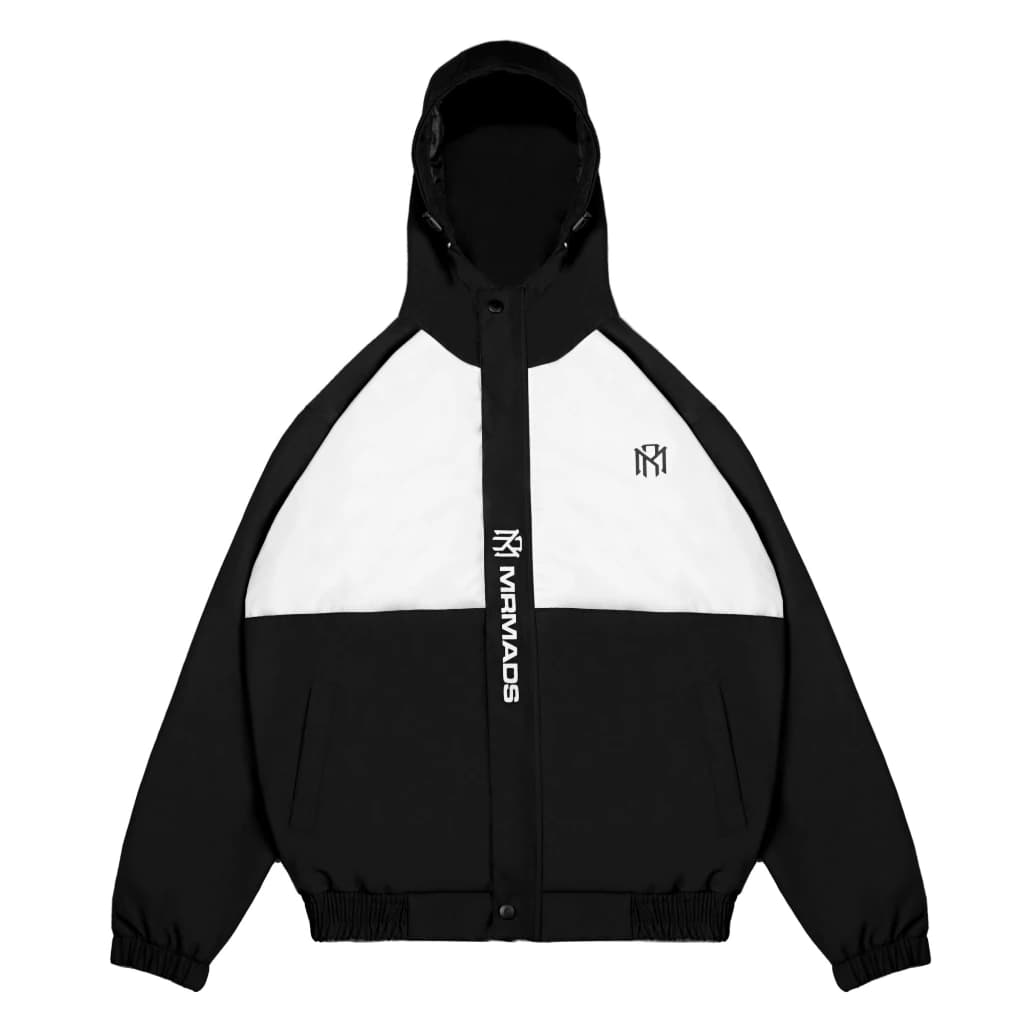 Mr Mads - Track Suit Jacket Iverson Black White