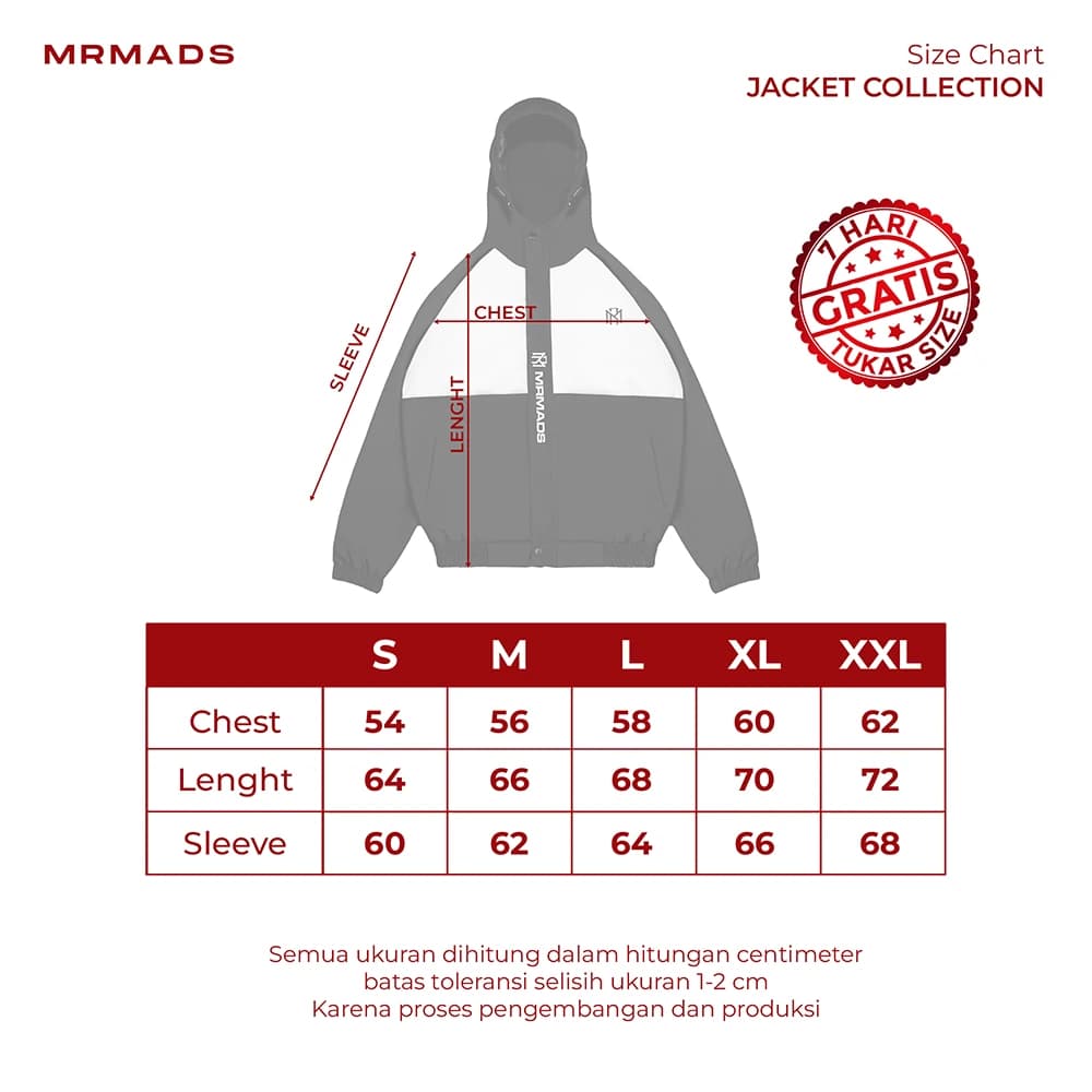 Mr Mads - Track Suit Jacket Iverson Black White