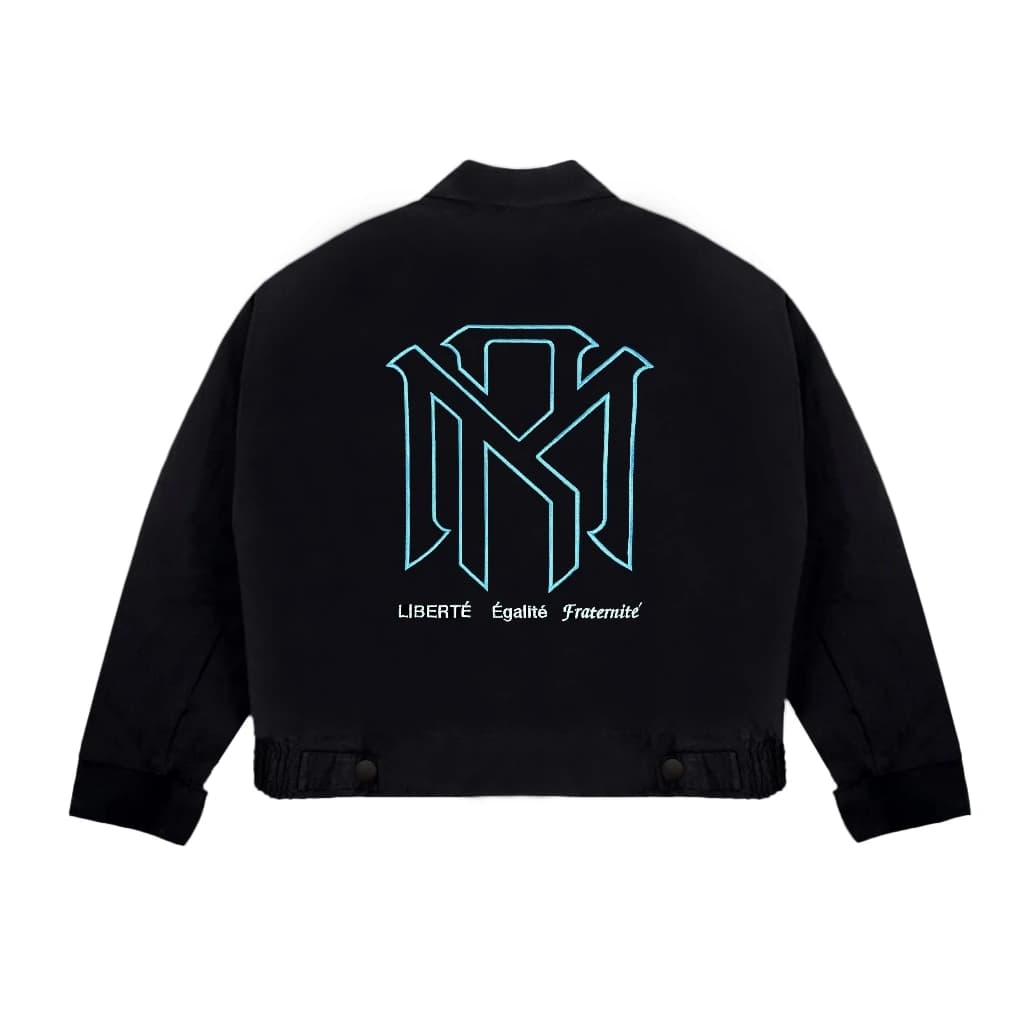 Mr Mads - Jagger Work Jacket Oversize Boxy Cut - Black