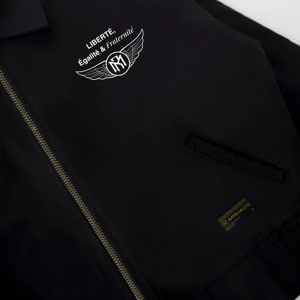 Mr Mads - Jagger Work Jacket Oversize Boxy Cut - Black
