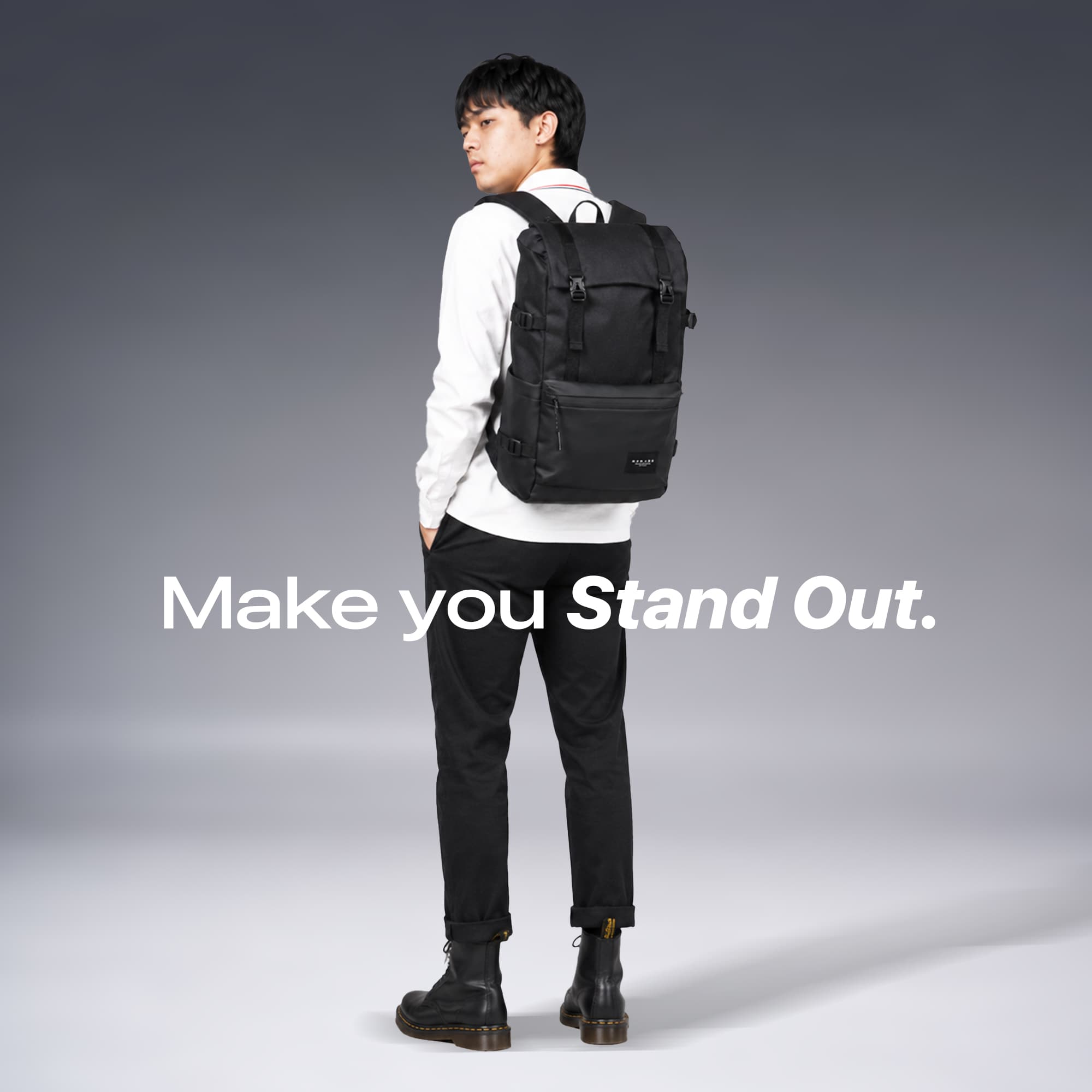 Mr Mads - Jasper Backpack Tas Ransel Laptop Pria Tas Sekolah Tas Kuliah Tas Laptop Tas Kerja Cowok Terbaru