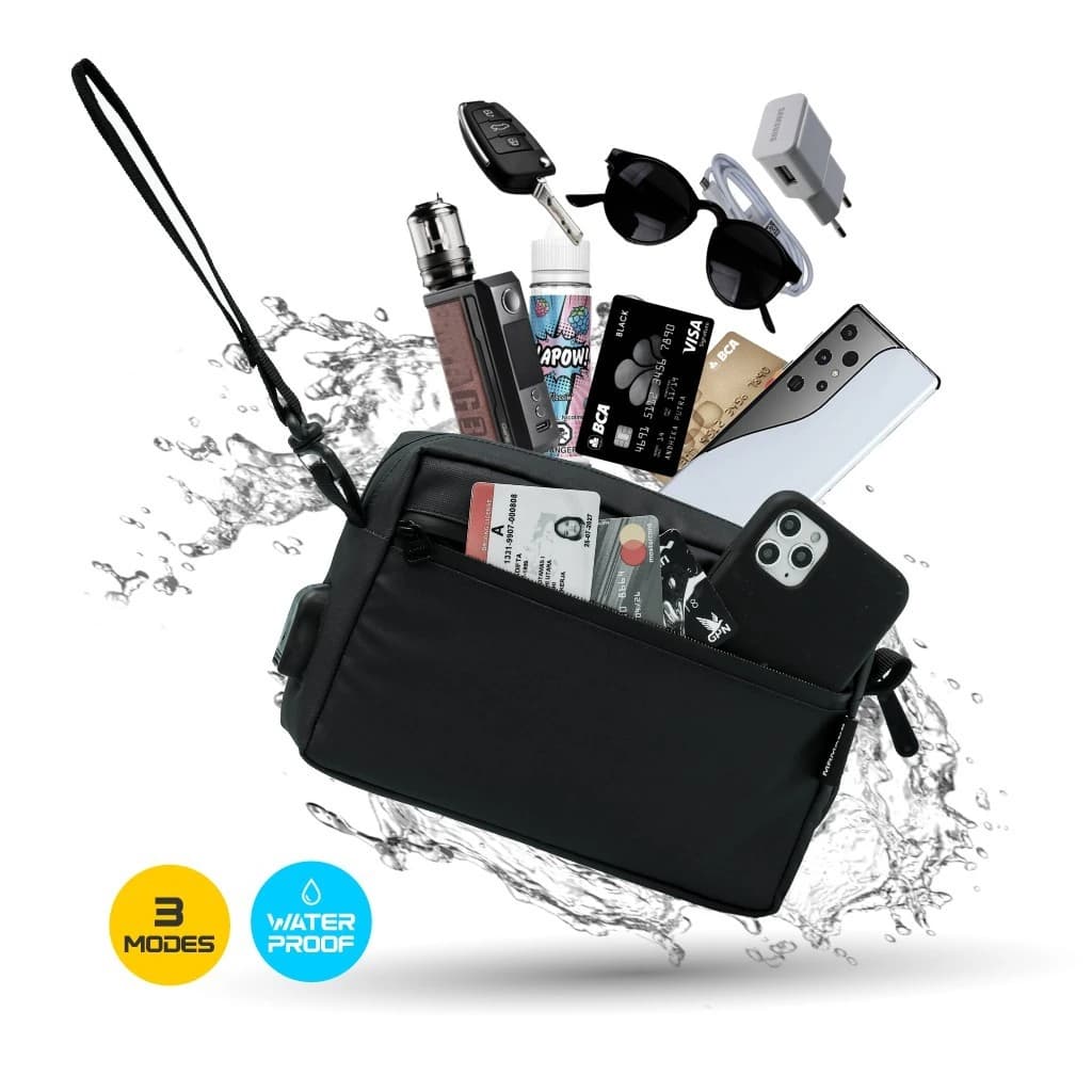 MR MADS - Tas Selempang Pria "KEPLER" Clutch Bag - Sling Bag Waterproof