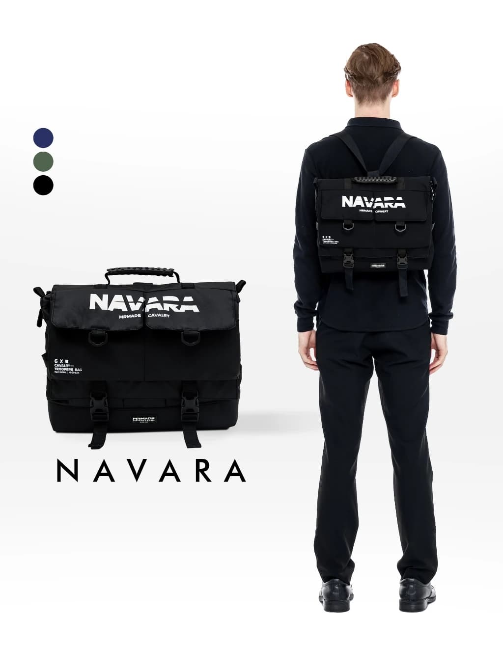 Mr Mads - Navara Tas Laptop 3 in 1 - Tas Jinjing - Tas Selempang Tas Ransel Tactical Bag Tote Bag Sling Bag Backpack - Multifungsi Anti Air Waterproof