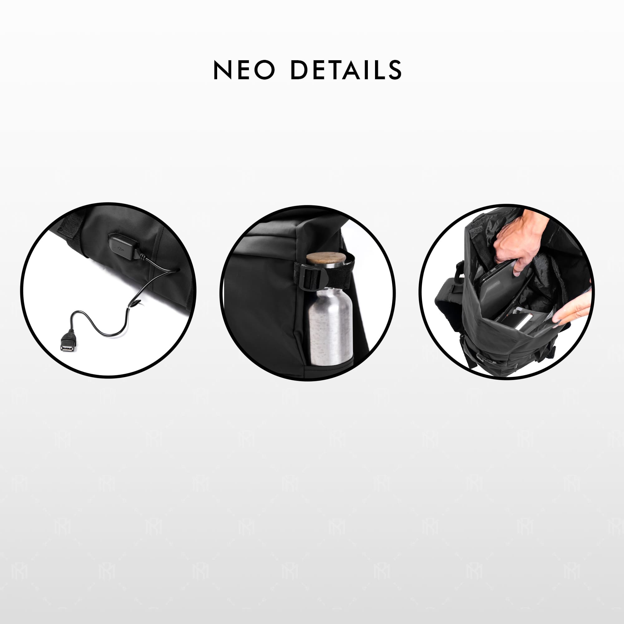 MR MADS - Neo Backpack Tas Ransel Pria - Tas punggung Pria - Tas Laptop - Ransel Waterproof