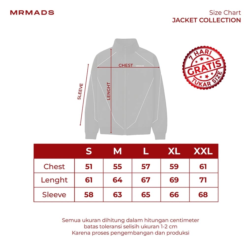 Mr Mads - Tracktop Jacket Black Noir