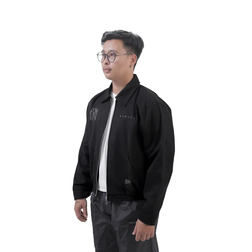 Mr Mads - Ramone Jacket Oversize Boxy Cut - Black