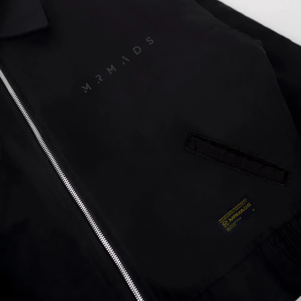 Mr Mads - Ramone Jacket Oversize Boxy Cut - Black