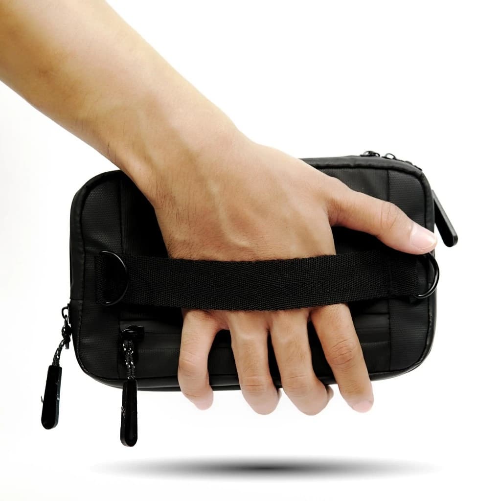 Mr Mads - Rascal Clutch Bag - 3 in 1 Hanging Wallet Neck Wallet Sling Bag - Dompet Gantung Leher HP Tas Selempang Tas Konser Multifungsi
