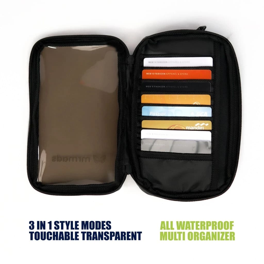 Mr Mads - Rascal Clutch Bag - 3 in 1 Hanging Wallet Neck Wallet Sling Bag - Dompet Gantung Leher HP Tas Selempang Tas Konser Multifungsi