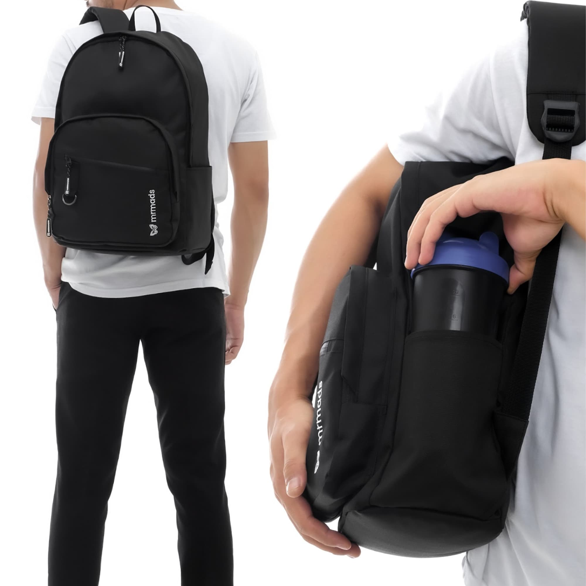 Mr Mads - Rayner Backpack Tas Ransel Laptop Pria Wanita Tas Punggung Perempuan Tas Sekolah Tas Kuliah Tas Laptop 14-16 inch Tas Kerja Cowok Terbaru