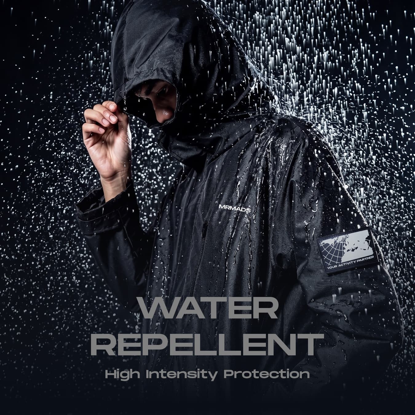 Mr Mads - Jacket Reinhard Pro - Black - Jacket Water Repellent Modern Stylish