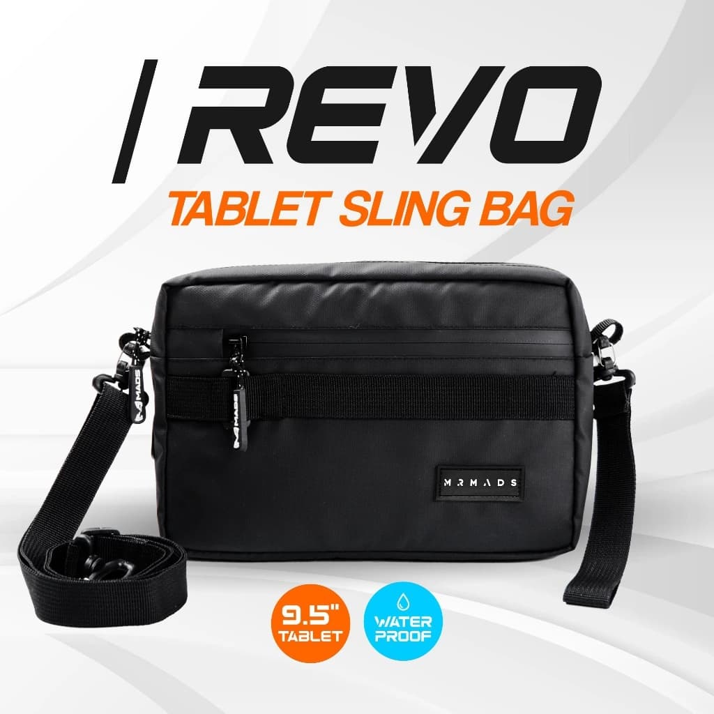 Mr Mads - Revo Clutch Bag - Sling Bag Pouch Pria Wanita (Unisex) - Waterproof