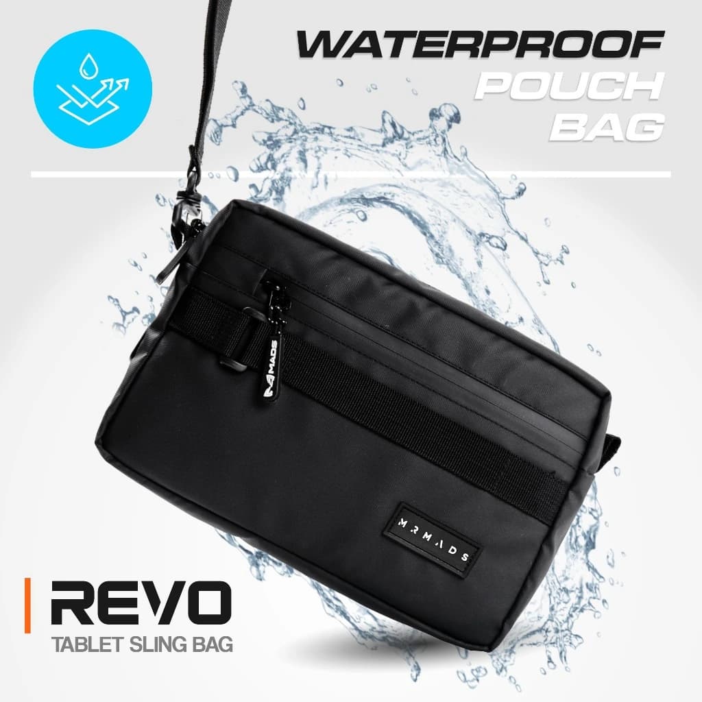 Mr Mads - Revo Clutch Bag - Sling Bag Pouch Pria Wanita (Unisex) - Waterproof