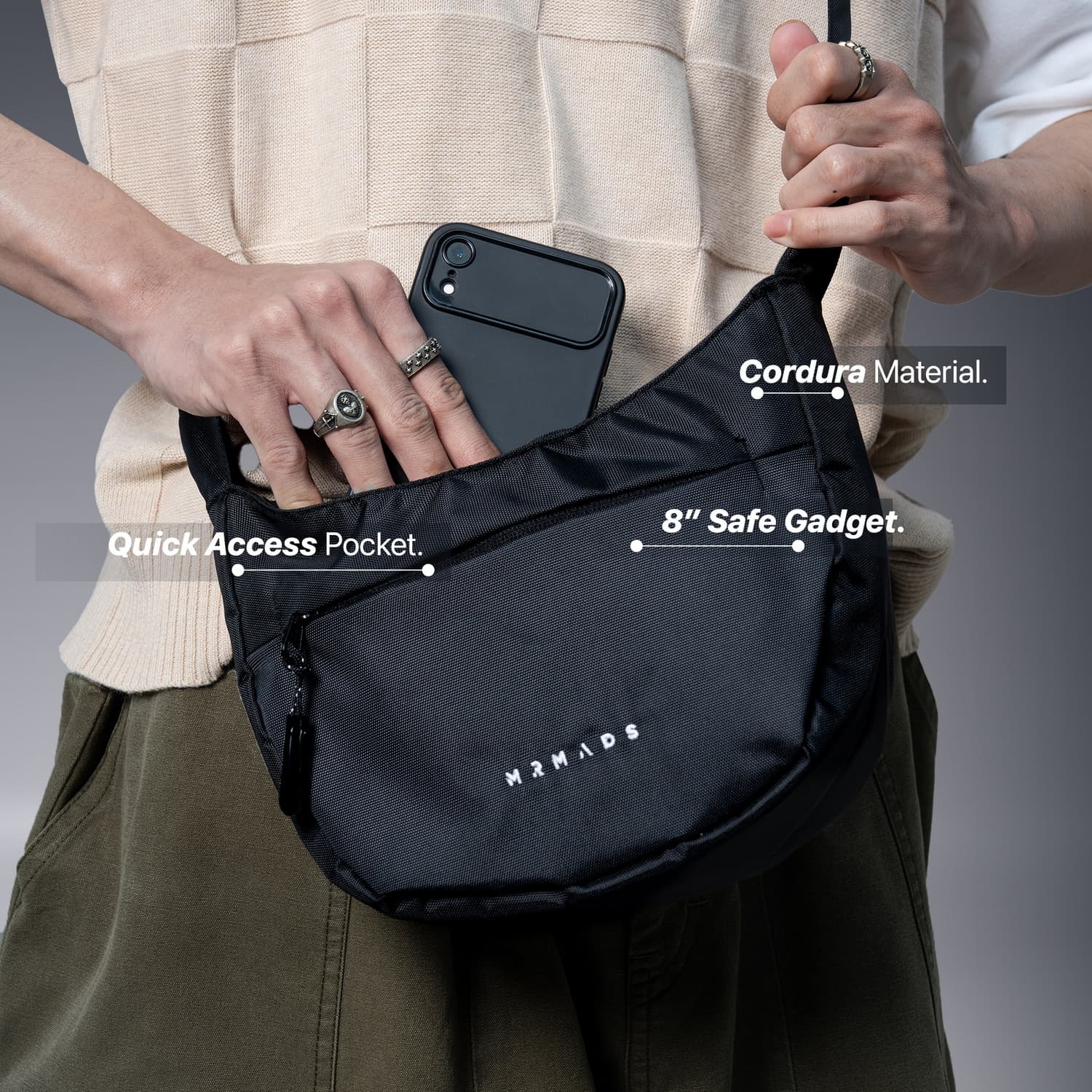 Mr Mads - Ridley Sling Bag Tas Selempang  Pria crossbody & shoulder bags
