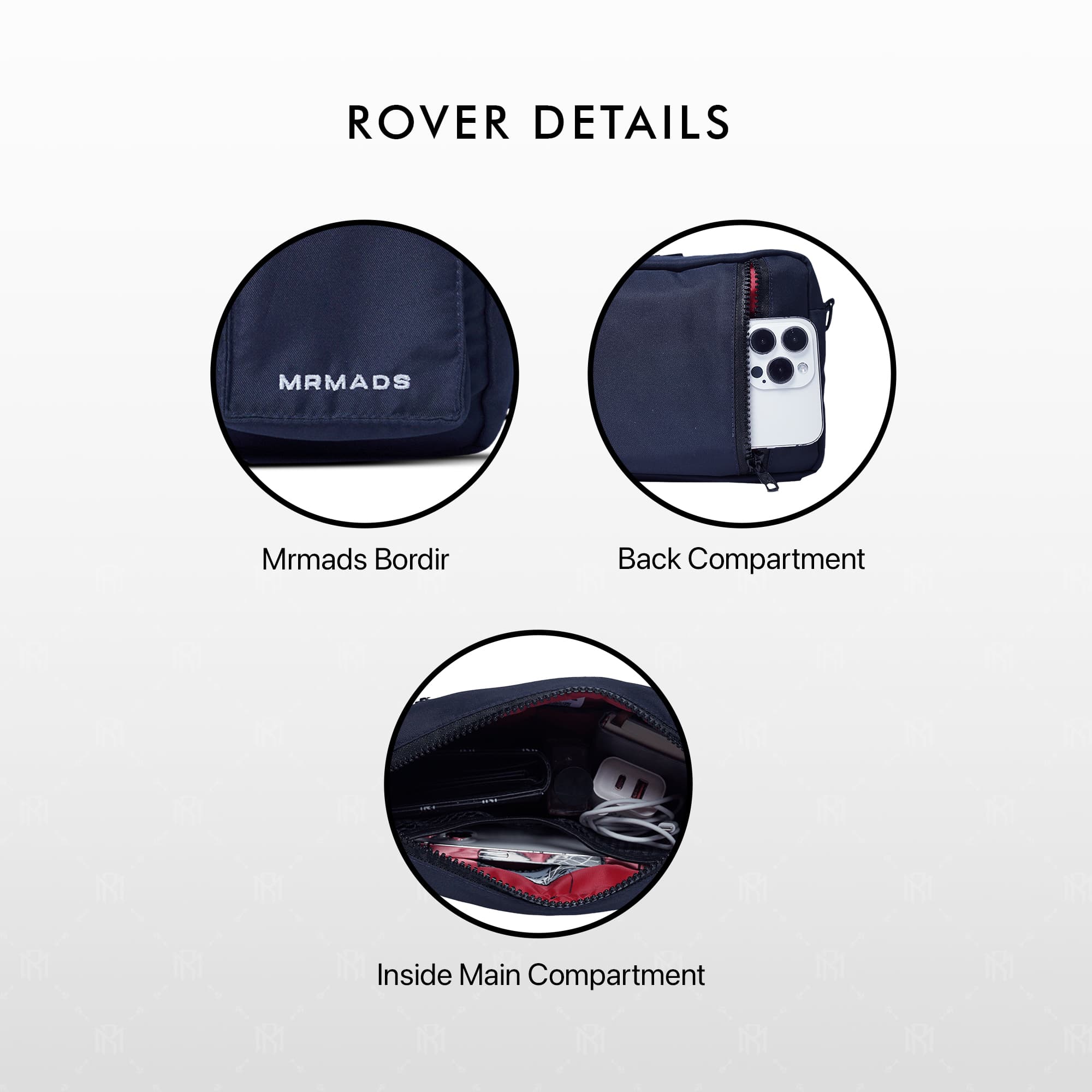 Mr Mads - Rover Sling Bag - Tas Selempang Pria Daily Multifungsi Waterproof Kapasitas 3,2L
