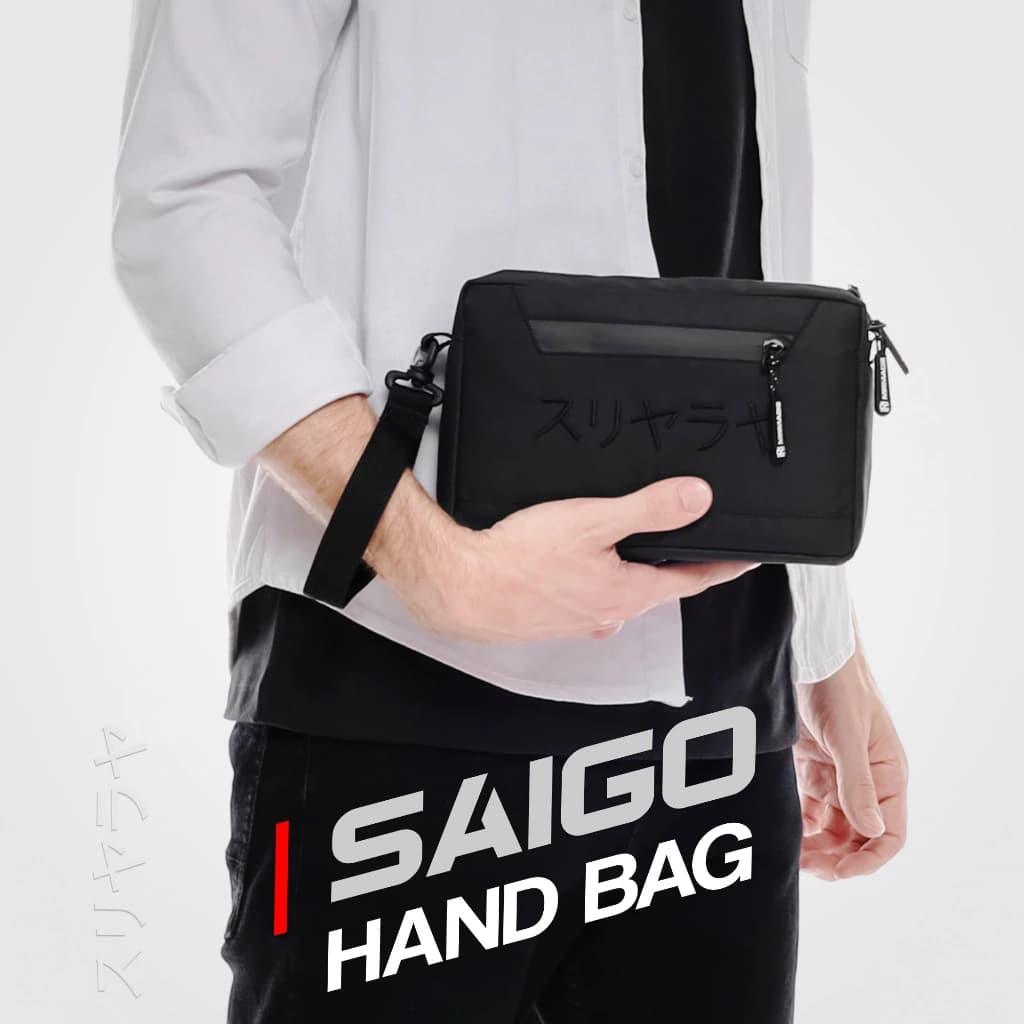 MR MADS - Tas Selempang Pria "SAIGO" Clutch Bag - Sling Bag Waterproof
