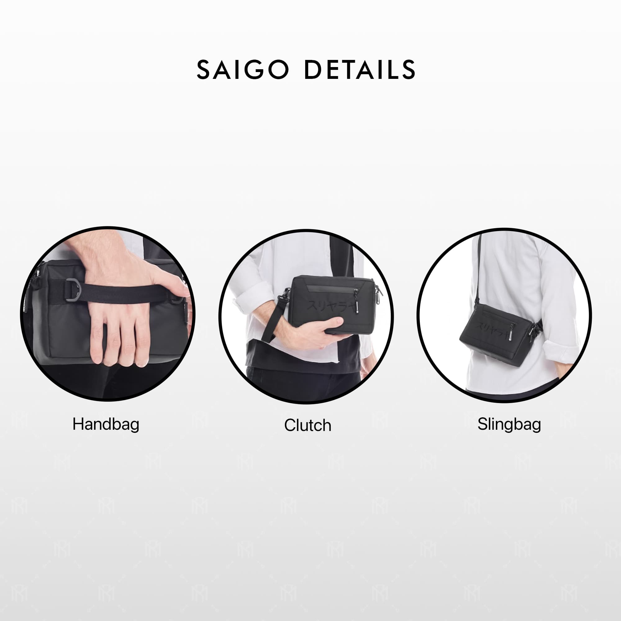 Mr Mads - Saigo Hand Bag - Pouch Pria Wanita Tas Selempang Hand Bag