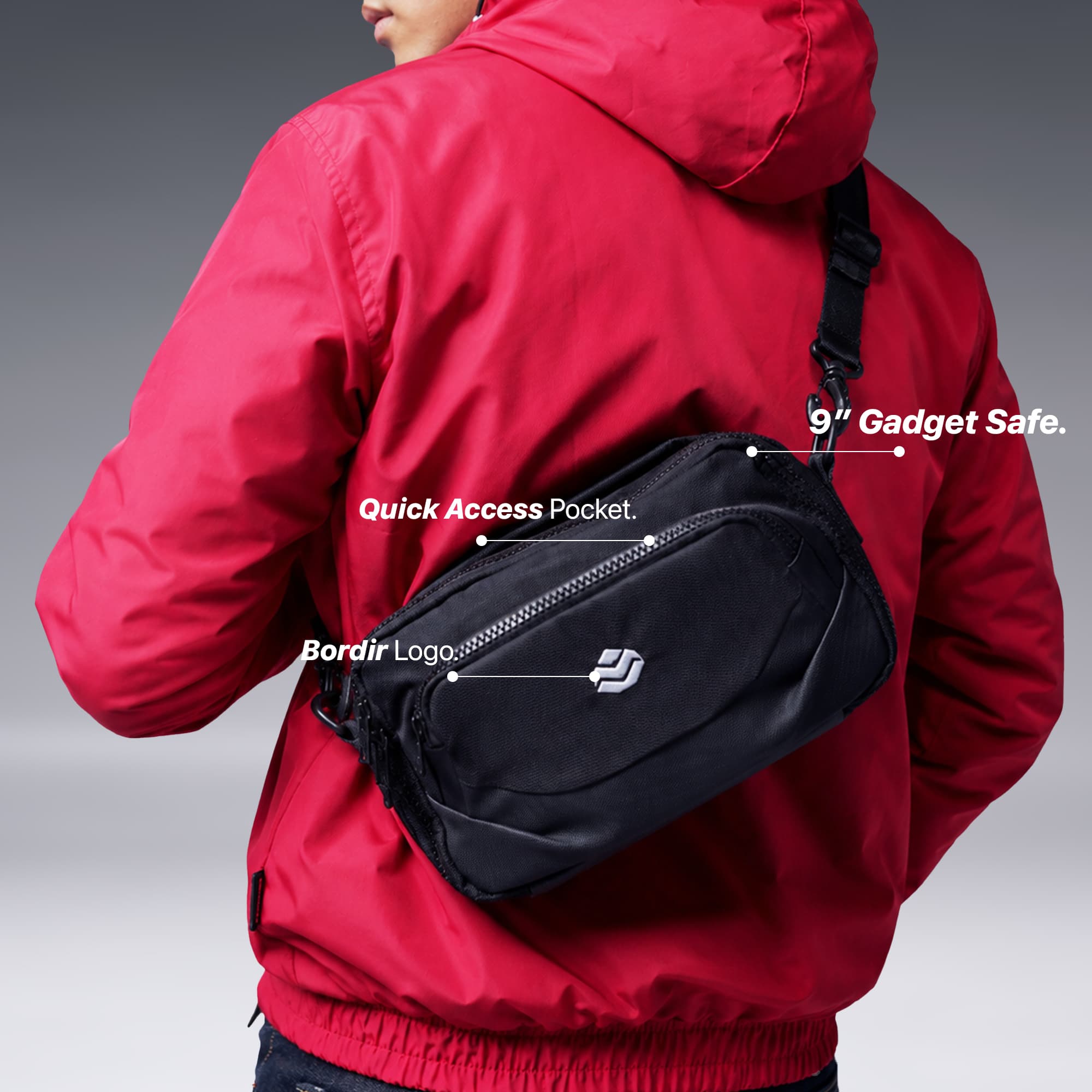 Mr Mads - Shifter Sling Bag Tas Selempang Pria Waistbag Pria crossbody & shoulder bags
